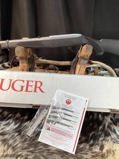 Stainless Steel Ruger 10-22, New In Box, .22LR - Image 9 of 10