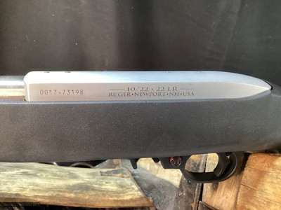 Stainless Steel Ruger 10-22, New In Box, .22LR - Image 6 of 10