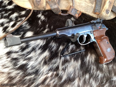 First Year, 1961 Walther PP Sport .22LR, 8 inch threaded barrel. Rare German PP Target Model - Image 5 of 10