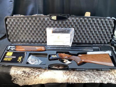 Browning B525 High Grade Engraved Blued & Gold, 12 Ga , 30” O/U Cased, Trades Welcome