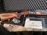 Browning B525 High Grade Engraved Blued & Gold, 12 Ga , 30” O/U Cased, Trades Welcome - 3 of 24