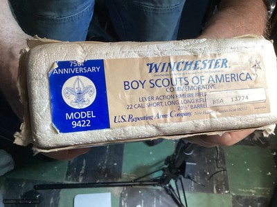 1985 Mfg. Winvhester 9422 XTR Boy Scout 75th Ann Commemorative Rifle, NOS Unfired in Box. Trades Welcome - Image 4 of 14