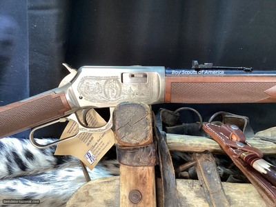 1985 Mfg. Winvhester 9422 XTR Boy Scout 75th Ann Commemorative Rifle, NOS Unfired in Box. Trades Welcome - Image 8 of 14