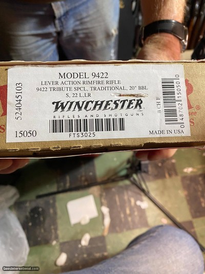 Winchester 9422 Tribute Special,1 of 9422 Mfg. 2005, Unfired NOS, .22 SLLR. Trades Welcome - Image 11 of 12