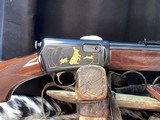 Rare “New Old Stock” High Grade Winchester 63, Unfired, Boxed, Gold Inlay & Engraved, Trades Welcome - 2 of 15