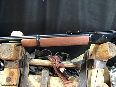 NIB, 1892 Winchester Large Loop Lever Action, .45 Colt, 20 inch Saddle Ring Carbine. Trades Welcome - Image 13 of 14
