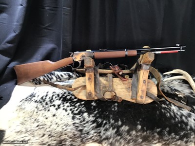 NIB, 1892 Winchester Large Loop Lever Action, .45 Colt, 20 inch Saddle Ring Carbine. Trades Welcome - Image 9 of 14