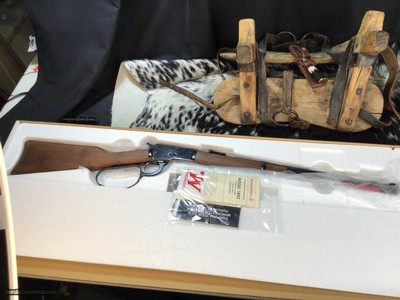 NIB, 1892 Winchester Large Loop Lever Action, .45 Colt, 20 inch Saddle Ring Carbine. Trades Welcome - Image 6 of 14