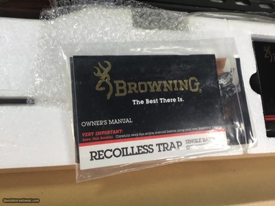 Rare & Unfired , Boxed Browning Recoiless Trap Shotgun, 12 Ga, Trades Welcome - Image 10 of 21