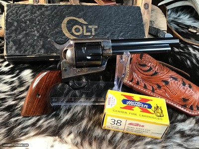 1958 Mfg. Colt SAA. 2nd Generation, Original Box, 5.5 Inch, .38 Special. Trades Welcome - Image 13 of 24