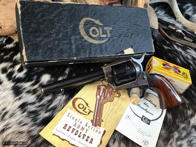 1958 Mfg. Colt SAA. 2nd Generation, Original Box, 5.5 Inch, .38 Special. Trades Welcome - Image 10 of 24