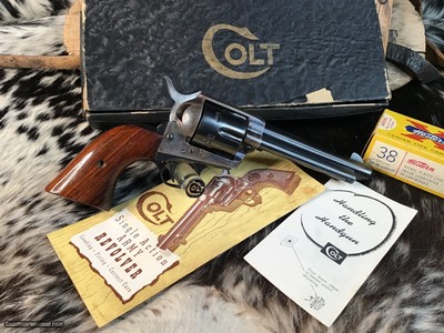 1958 Mfg. Colt SAA. 2nd Generation, Original Box, 5.5 Inch, .38 Special. Trades Welcome - Image 11 of 24