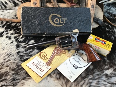 1958 Mfg. Colt SAA. 2nd Generation, Original Box, 5.5 Inch, .38 Special. Trades Welcome - Image 9 of 24
