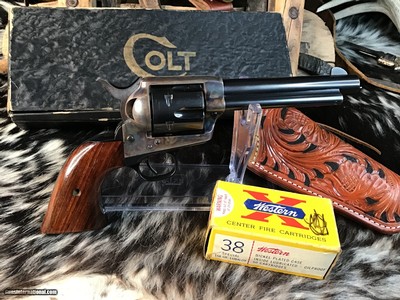 1958 Mfg. Colt SAA. 2nd Generation, Original Box, 5.5 Inch, .38 Special. Trades Welcome - Image 3 of 24