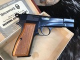 1969 Mfg. Belgium Browning T Series Hi-Power 9 mm Pistol, Original Box & Manual. Trades Welcome - 2 of 25