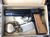 1969 Mfg. Belgium Browning T Series Hi-Power 9 mm Pistol, Original Box & Manual. Trades Welcome - 18 of 25