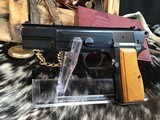 1969 Mfg. Belgium Browning T Series Hi-Power 9 mm Pistol, Original Box & Manual. Trades Welcome - 16 of 25