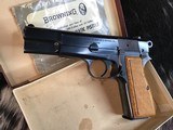 1969 Mfg. Belgium Browning T Series Hi-Power 9 mm Pistol, Original Box & Manual. Trades Welcome - 3 of 25