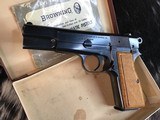 1969 Mfg. Belgium Browning T Series Hi-Power 9 mm Pistol, Original Box & Manual. Trades Welcome - 9 of 25