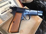 1969 Mfg. Belgium Browning T Series Hi-Power 9 mm Pistol, Original Box & Manual. Trades Welcome - 8 of 25