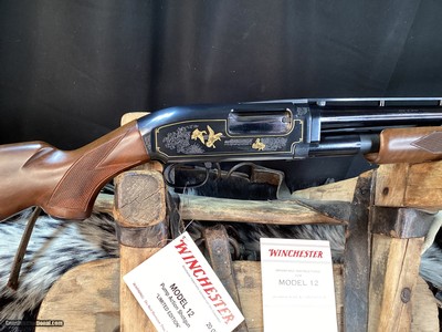 Winchester Grade IV Model 12 Special Edition, Gold Inlayed, Engraved, NOS Unfired, .20 Ga. Boxed. Trades Welcome - Image 6 of 20