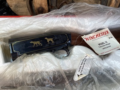 Winchester Grade IV Model 12 Special Edition, Gold Inlayed, Engraved, NOS Unfired, .20 Ga. Boxed. Trades Welcome - Image 17 of 20