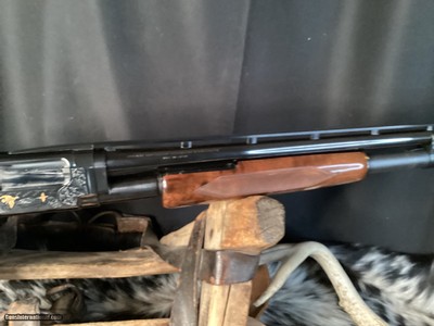 NOS 1989 Mfg. Browning Model 12 Grade V Gold Engraved LNIB, .20 Ga. Trades Welcome. - Image 10 of 19