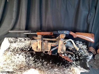 NOS 1989 Mfg. Browning Model 12 Grade V Gold Engraved LNIB, .20 Ga. Trades Welcome. - Image 15 of 19