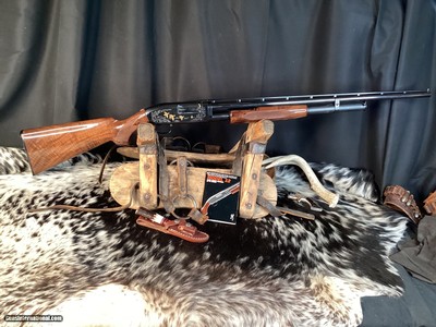 NOS 1989 Mfg. Browning Model 12 Grade V Gold Engraved LNIB, .20 Ga. Trades Welcome. - Image 2 of 19