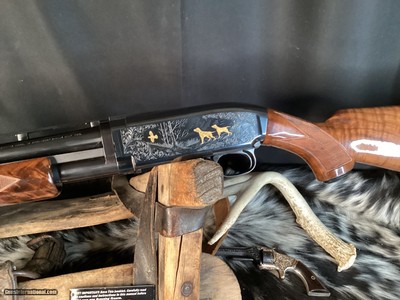 NOS 1989 Mfg. Browning Model 12 Grade V Gold Engraved LNIB, .20 Ga. Trades Welcome. - Image 18 of 19