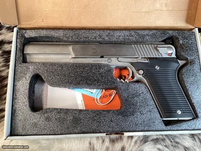 IAI, Irwindale Arms Inc. AutoMag IV, .45 Winchester Magnum, 6 1/2 Inch, BOXED, Trades Welcome - Image 4 of 15
