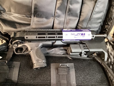 Smith & Wesson FPC , 9mm, NIB Unfired Folding Pistol Carbine. Trades Welcome. - Image 10 of 12