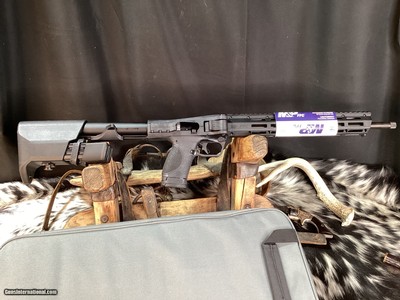 Smith & Wesson FPC , 9mm, NIB Unfired Folding Pistol Carbine. Trades Welcome. - Image 7 of 12