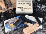 1953 Mfg. Beretta 948, Unfired in Box W/Paperwork & Manual, .22 LR, No Import Marks. Trades Welcome. - 3 of 25