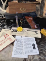 1968 Colt Woodsman Match Target, .22LR, Boxed 4.5 inch, Trades Welcome - 1 of 25