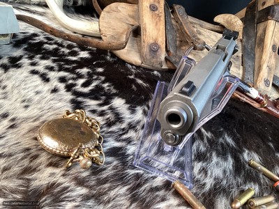 AMT AutoMag III Pistol, .30 Carbine Caliber, Boxed W/2 Mags & Manual, Fun!, Trades Welcome - Image 19 of 25