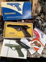 1957 Whitney Wolverine .22 Pistol, Excellent W/Box & Two Mags, Trades Welcome