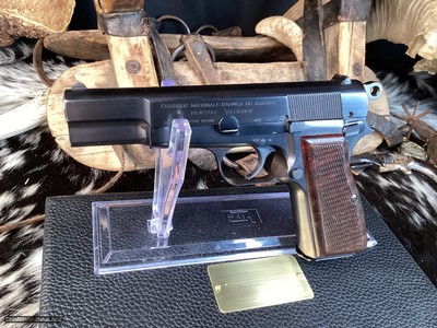 Early Post War FN Browning Hi-Power Pistol, Unfired W/Presentation Case. Trades Welcome - Image 8 of 21