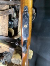 1955 Winchester Model 70 Super-grade Deluxe .300 H&H Magnum, Lyman Alaskan Scope,
Gold Inlay Engraved. Trades Welcome - 22 of 23