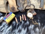 Antique Combination 9MM Shotgun/.22 Cal Rifle, Side Lever Break Action Beauty. Trades Welcome. - 4 of 18