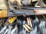 Antique Combination 9MM Shotgun/.22 Cal Rifle, Side Lever Break Action Beauty. Trades Welcome. - 8 of 18