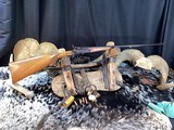 Antique Combination 9MM Shotgun/.22 Cal Rifle, Side Lever Break Action Beauty. Trades Welcome. - 1 of 18