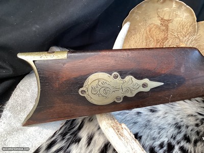 George P. Foster of Bristol R.I. 1860 Percussion Target Rifle, .380 Caliber. Antique, Excellent Condition. Trades Welcome - Image 4 of 18