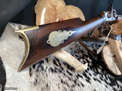 George P. Foster of Bristol R.I. 1860 Percussion Target Rifle, .380 Caliber. Antique, Excellent Condition. Trades Welcome - Image 10 of 18