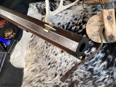 George P. Foster of Bristol R.I. 1860 Percussion Target Rifle, .380 Caliber. Antique, Excellent Condition. Trades Welcome - Image 9 of 18