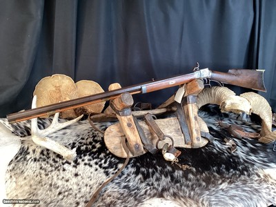 George P. Foster of Bristol R.I. 1860 Percussion Target Rifle, .380 Caliber. Antique, Excellent Condition. Trades Welcome - Image 3 of 18