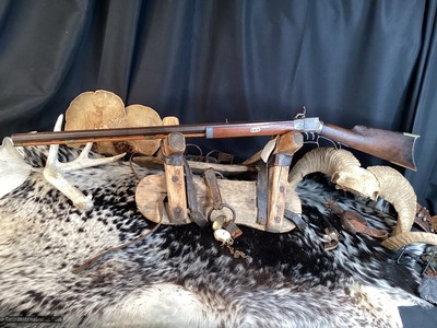 George P. Foster of Bristol R.I. 1860 Percussion Target Rifle, .380 Caliber. Antique, Excellent Condition. Trades Welcome - Image 2 of 18