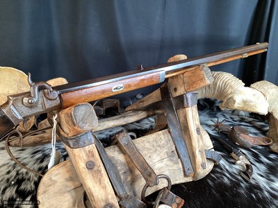 George P. Foster of Bristol R.I. 1860 Percussion Target Rifle, .380 Caliber. Antique, Excellent Condition. Trades Welcome - Image 5 of 18