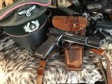 1944 FN WAA140 Nazi Marked WWII Hi-Power Pistol, Excellent Original, Trades Welcome - 2 of 25