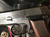 1944 FN WAA140 Nazi Marked WWII Hi-Power Pistol, Excellent Original, Trades Welcome - 6 of 25